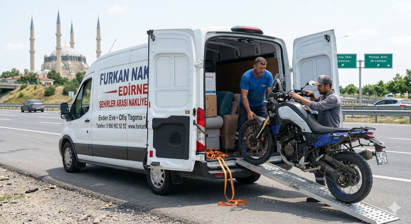 Edirne Motosiklet Nakliye ve Taşıma | Furkan Nakliyat Edirne