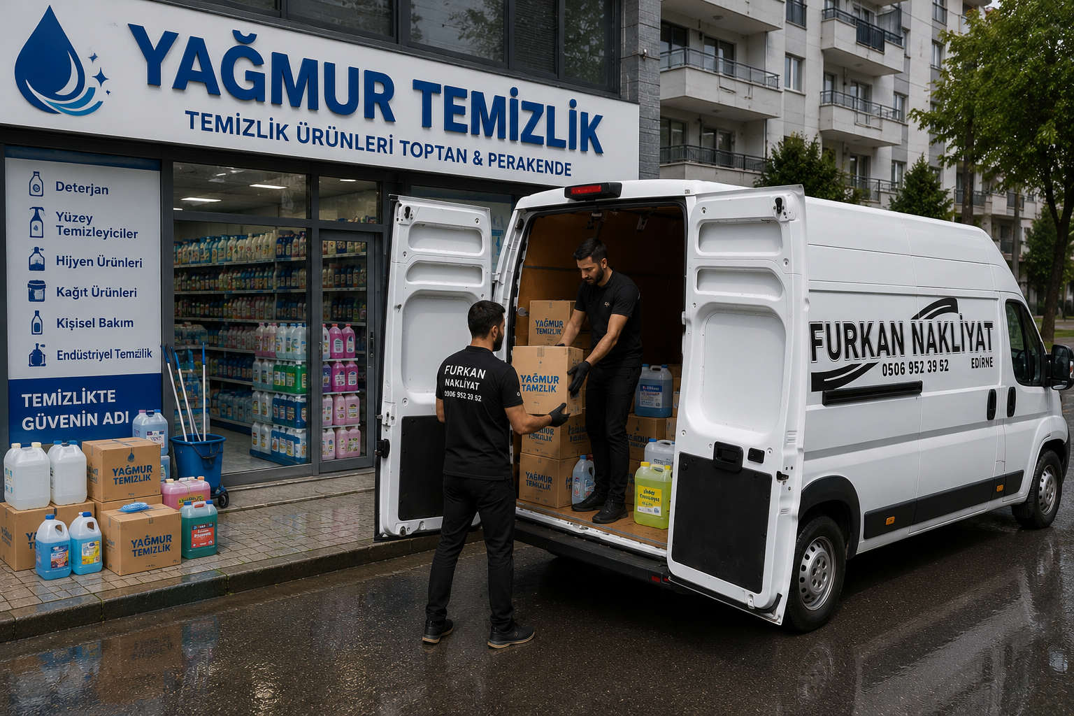 Edirne Temizlik Malzemeleri Nakliye ve Taşıma | Furkan Nakliyat Edirne
