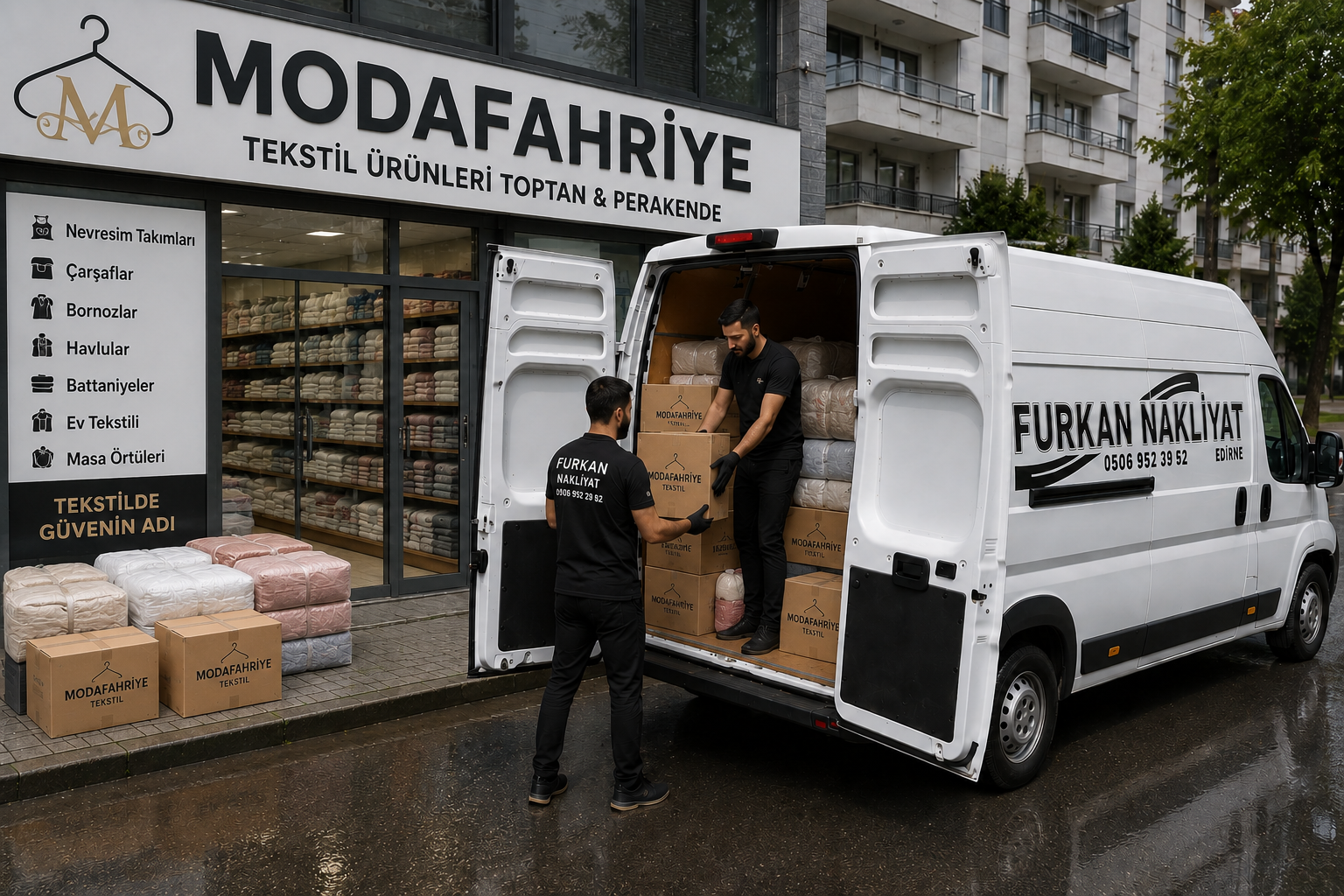 Edirne Tekstil Ürünleri Nakliye ve Taşıma | Furkan Nakliyat Edirne