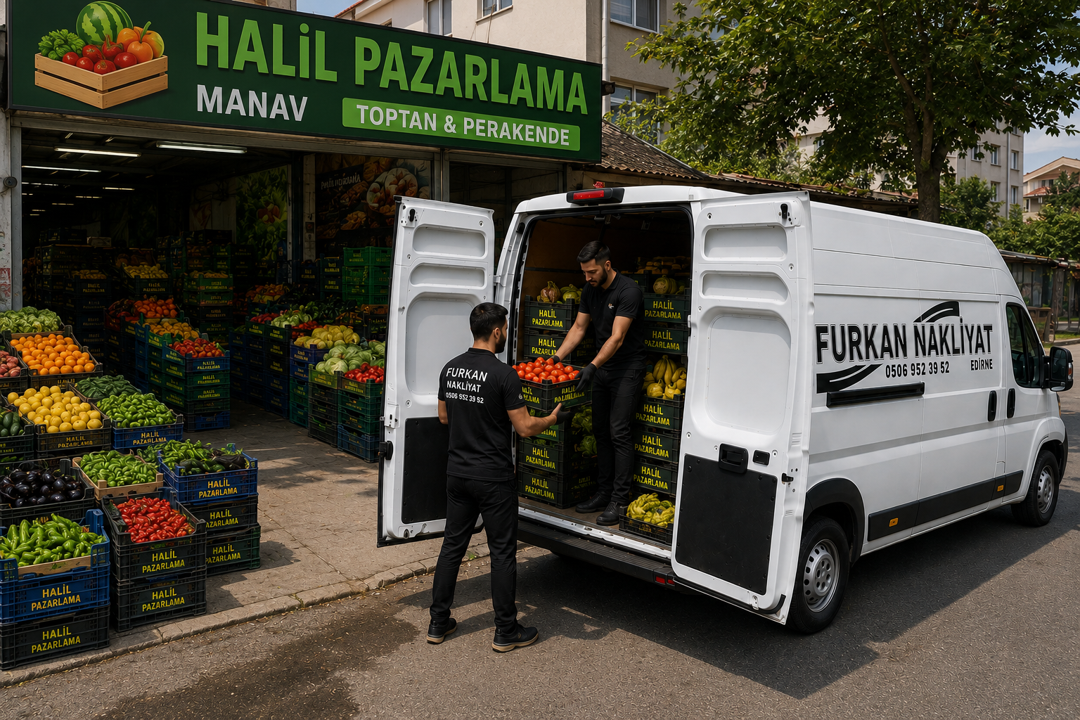 Edirne Meyve Sebze Nakliye ve Taşıma | Furkan Nakliyat Edirne