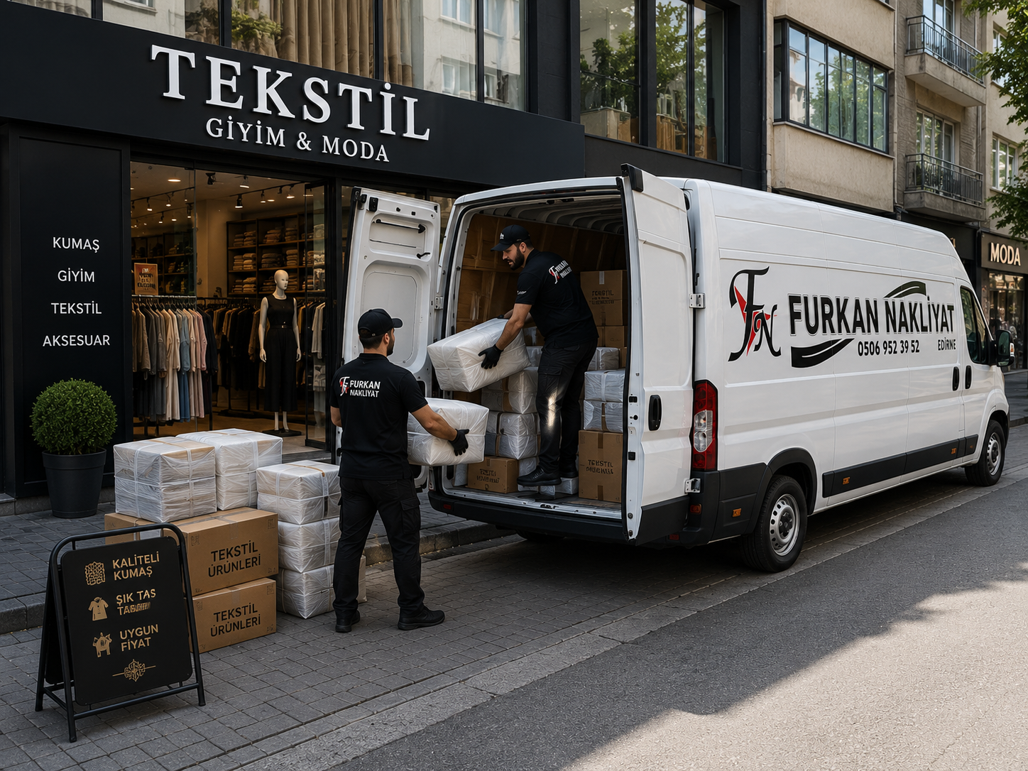 Edirne Tekstil Ürünleri Nakliye ve Taşıma | Furkan Nakliyat Edirne